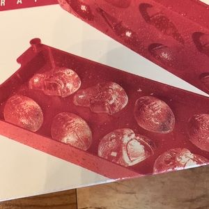 Vintage FOOTBALL Ice Shapers Touchdown 3D and helmet shaped ice cube tray EUC